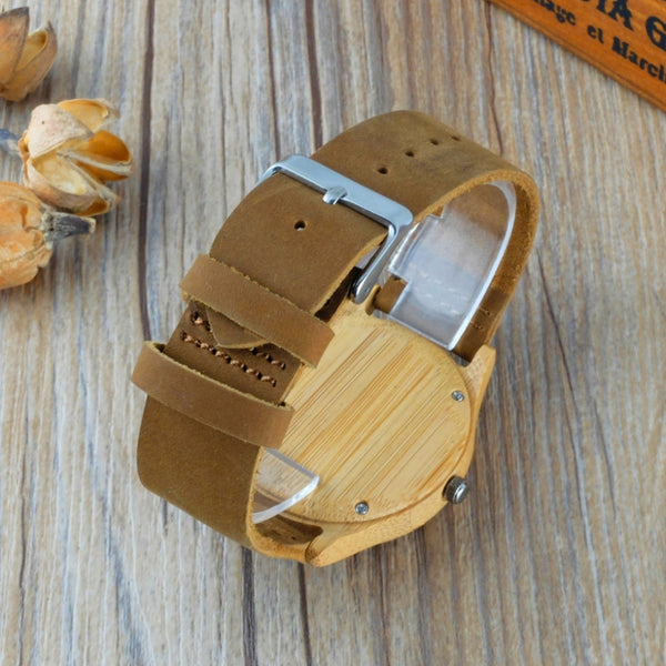Hollow Deer Head Dial Display Analog Wristwatch