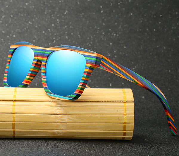 Polarized Lens Wooden Sunglasses