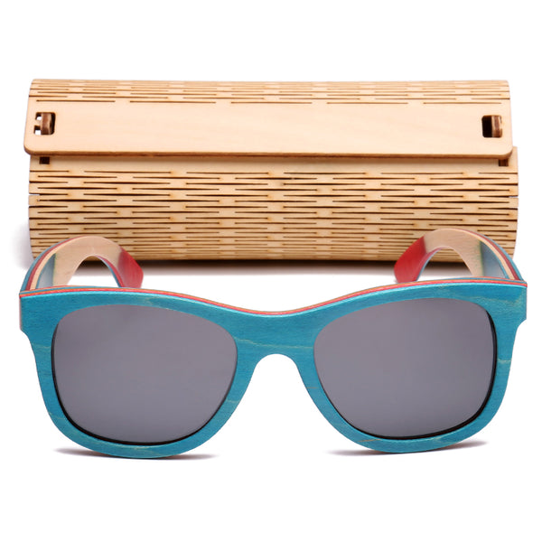 Polarized Lens Bamboo Frame Shades