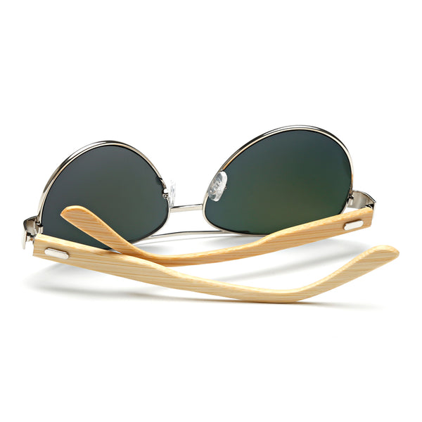 Photochromic Lens Wooden Sunglasses