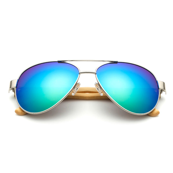 Photochromic Lens Wooden Sunglasses