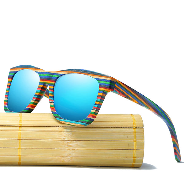 Polarized Lens Wooden Sunglasses