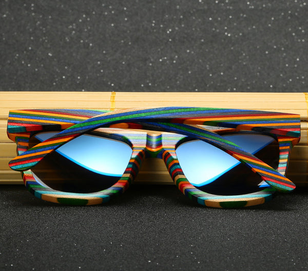 Polarized Lens Wooden Sunglasses