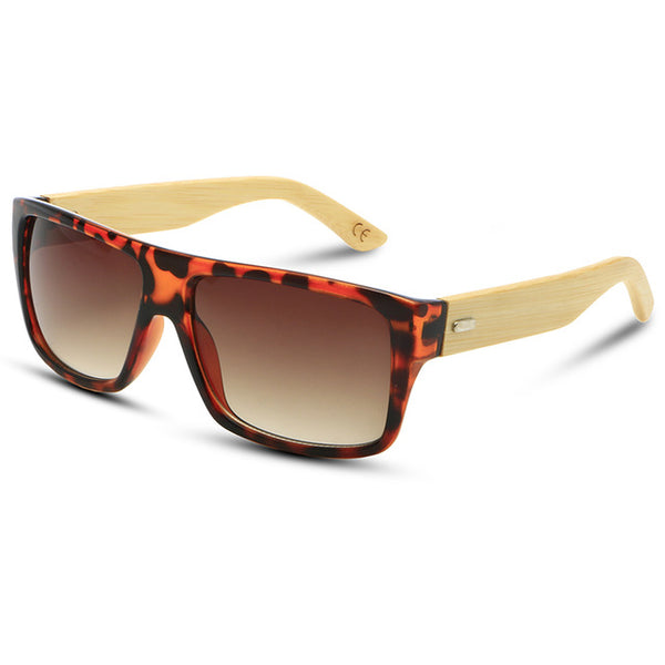 Polarized Square Wooden Sunglasses