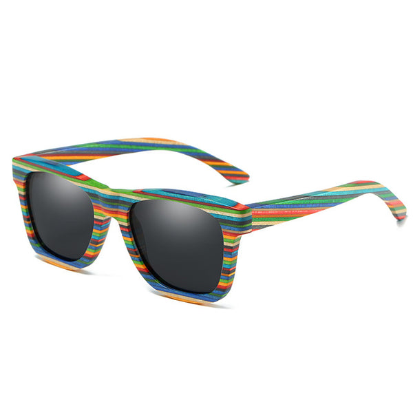 Polarized Lens Wooden Sunglasses