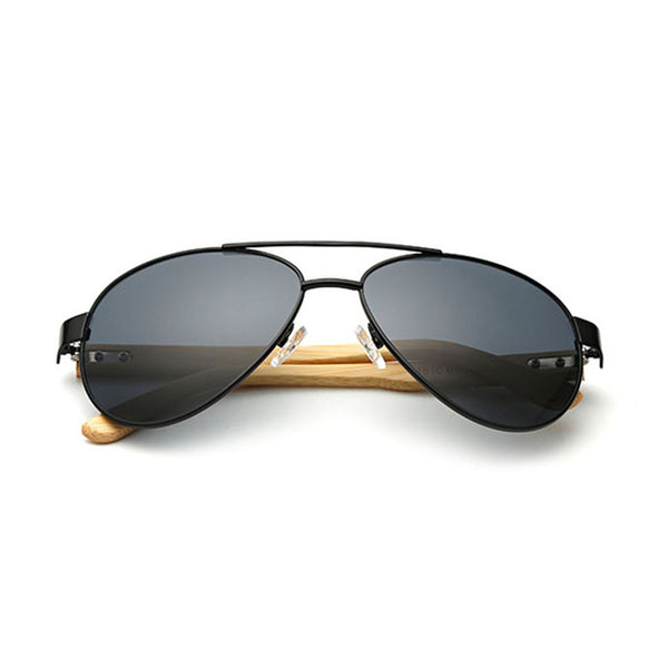 Photochromic Lens Wooden Sunglasses