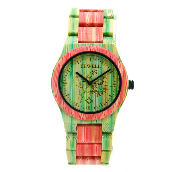 Multi-Colored Analog Wristwatch