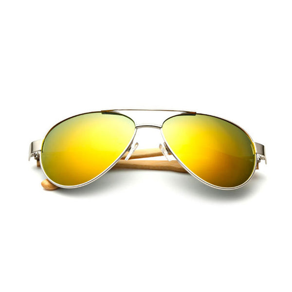 Photochromic Lens Wooden Sunglasses