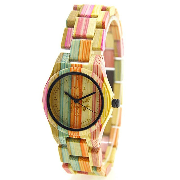 Multi-Colored Analog Wristwatch