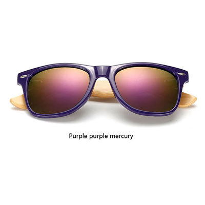 Wayfarer style Bamboo Sunglasses